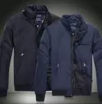 new 2019U armani veste impermeable noir bleu clair